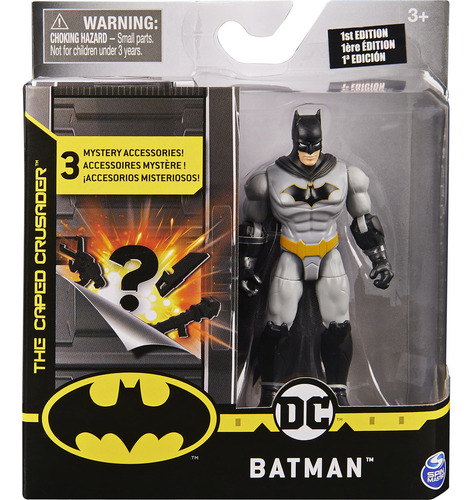 Batman, Figura De Accion De Renacimiento De 3.9 In Con 3 Acc