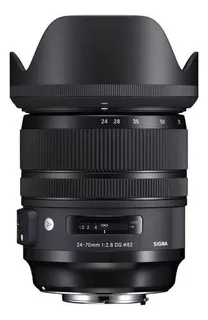 Lente Sigma 24-70mm F/2.8 Dg Os Hsm Para Canon Ef ...