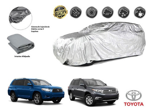 Funda Cubreauto Afelpada Premium Toyota Highlander 3.5l 2012