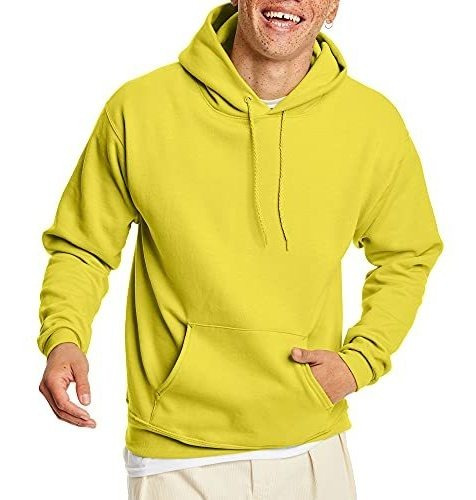 Sudadera Con Capucha Hanes Ecosmart Para Hombre, Color Amari