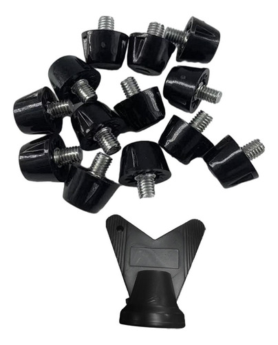 12x Para Botas De Fútbol Con Llave, Zapatos De Pista