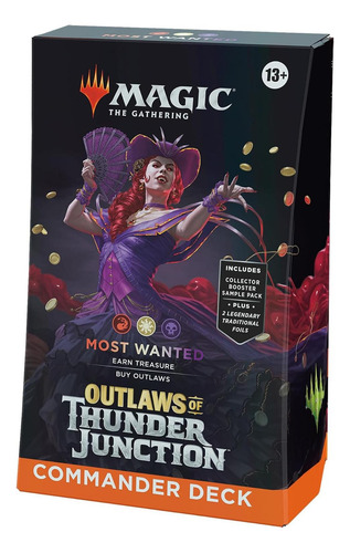 Magic: The Gathering Forajidos Thunder Junction Commander Wizards of the Coast D32840000