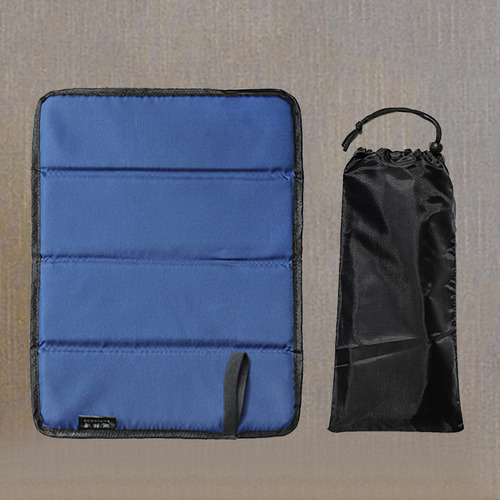 Plegable Al Aire Libre Senderismo Camping Cojín Azul Oscuro