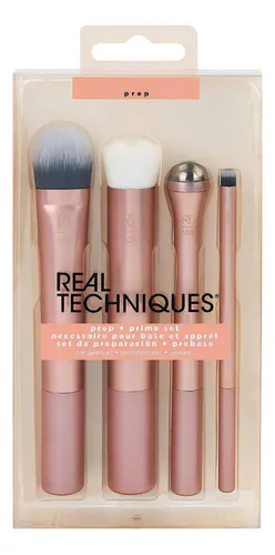 comprar Set 01709 de Real Techniques Prep Kit + Prime Set, 4 brochas Imp, de color salmón