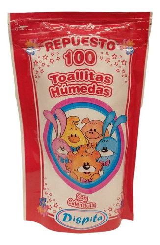 Toallitas Húmedas Repuesto Calendula Dispita