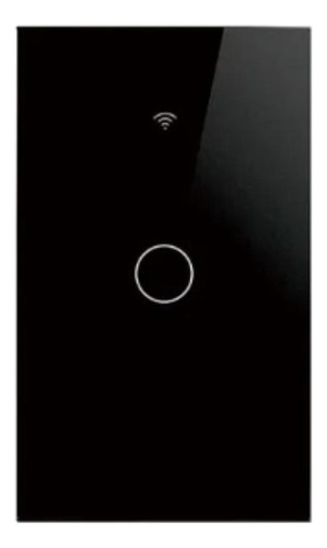 Interruptor Inteligente Wifi Touch Negro Simple