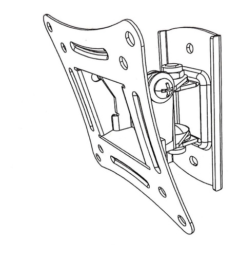 Soporte Base Pared Móvil Monitor Pc Tv 13 14 17 19 21 24 27