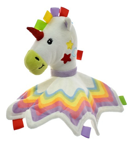 Manta De Apego Peluche Unicornio  Texturas Bebe 