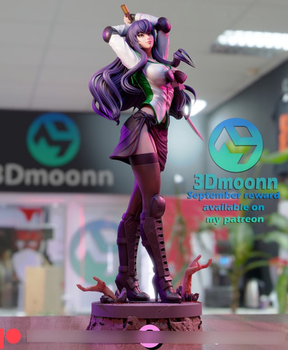 Saeko Busujima Highschool Of The Dead Figura Resina 24cm