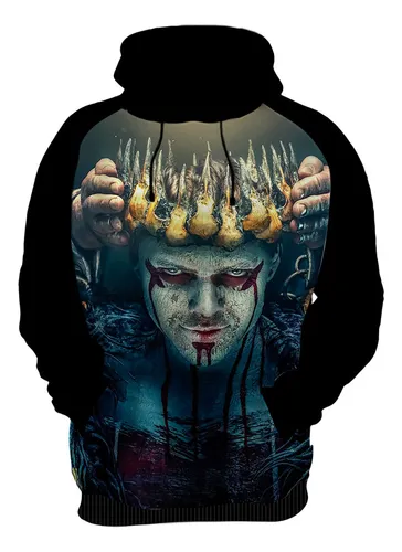 Blusa Frio Moletom Casaco Vikings Film Masculina Feminina 11