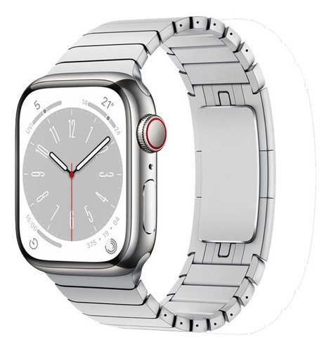 Para Apple Watchs9 Correa De Acero Inoxidable