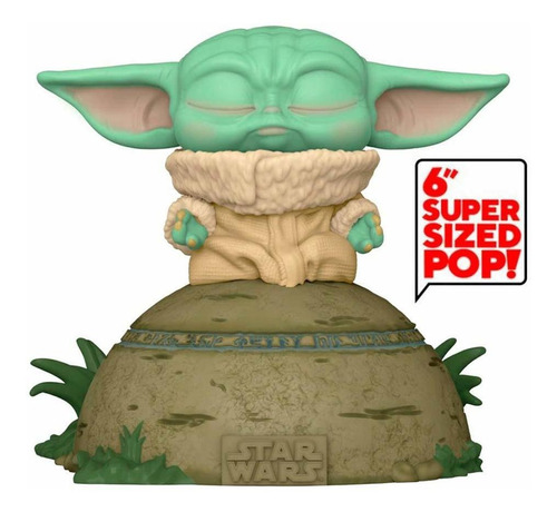 Funko Pop Baby Yoda Grogu Usando Fuerza- Luz Y Sonido Deluxe