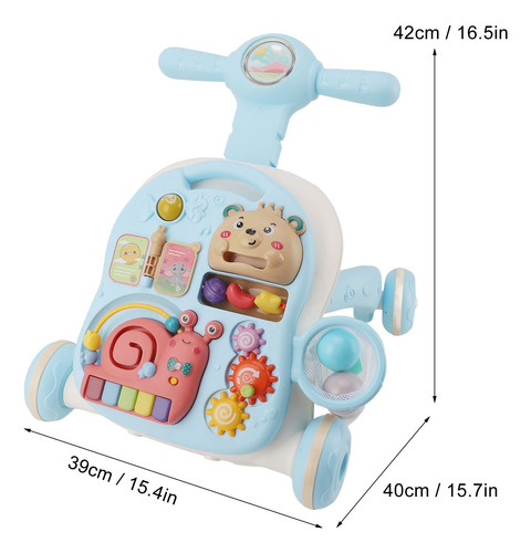 Andadera De Bebe Interactiva Multifuncional Musical Portatil