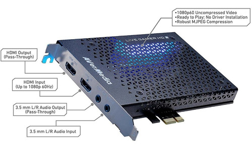 Capturadora De Video Avermedia Gc570 Hdmi Usb Pci Express Modelo Nuevo