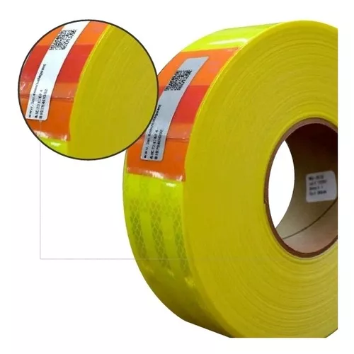 Cinta adhesiva amarillo-limón fluorescente de la marca 3M™ Mejor