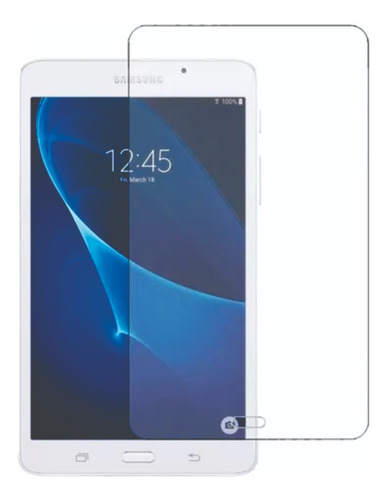 Tela Touch Compatível Tablet Sm-t110 Tab 3 + Película Vidro Preto