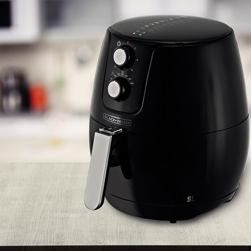 Freidora Air Fryer Black Decker 1400 W, 5 litros, 220 V, sin aceite
