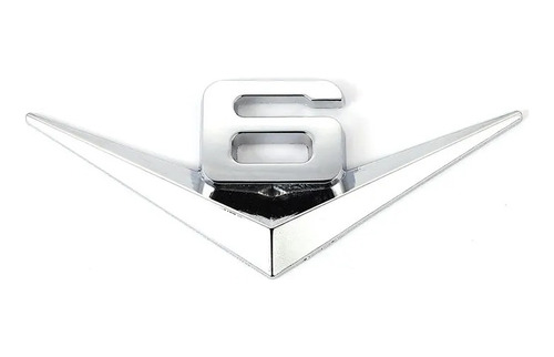 Emblema V6 Cromo Pick Up Vingate Ford F-150 F-250 Chevrolet