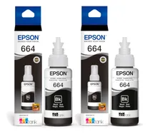 Comprar Kit X2 Botella De Tinta Epson T664 Negro, Sistema Continuo