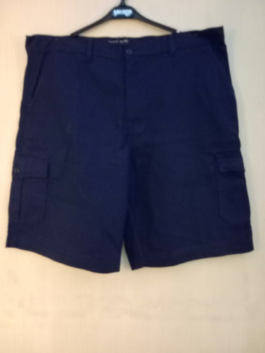 Bermuda Gabardina Next Jeans  No Ufo T 44 Azul Marino( 3 )  