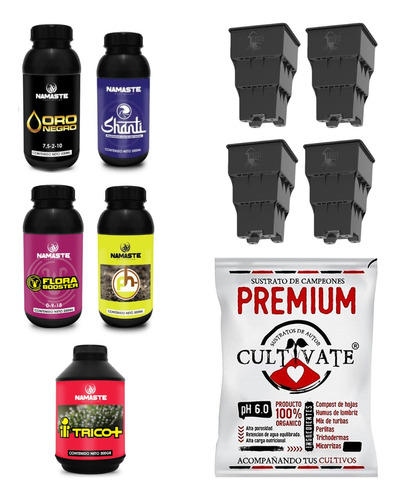 Kit Cultivo Cultivate Premium 80l Namaste Mix Root House