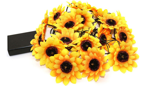 Cvhomedeco. Sunflower - Guirnalda De Luces Artificiales De S