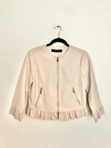Chamarra vinipiel zara sale