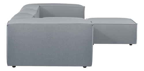 Sala Esquinera Moderna Latt Sillón Modular Lino Soft Minimal