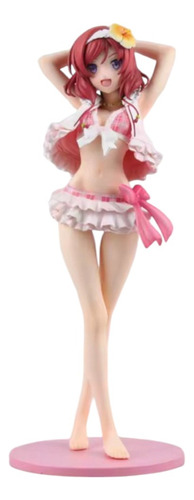 Figura Chica Sexy Maki Nishikino Traje De Baño De 23cm