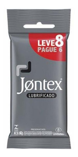 Preservativo Camisinha Jontex Pacote Leve 8 Pague 6 Unidades
