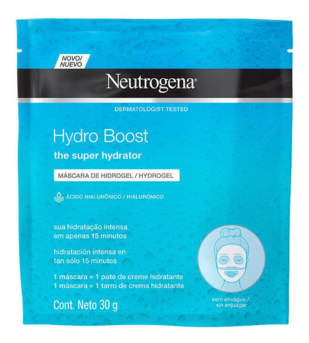 Máscaras Hydrogel Hydroboost Neutrogena