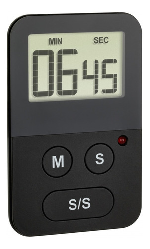 Temporizador-alarma Multifuncional Negro Digital Mini 
