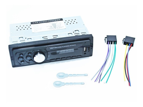 Autoestereo Bluetooth Pantalla Mp3 Usb Frente Fijo Fm