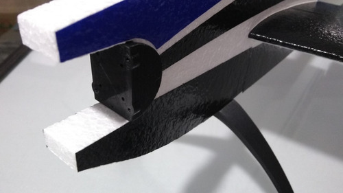 Aeromodelo Elétrico Acrobático Sbach Isopor T5 Perfilado 95cm Horizon Com Linkagem Trem De Pouso Cor Azul