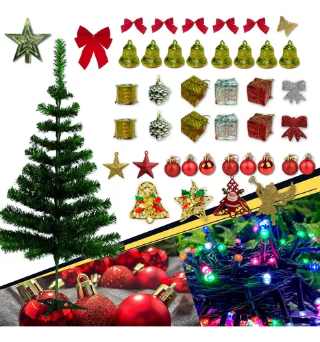 Kit Decoração Rosê Gold para Árvore de Natal 180cm - 01 unidade