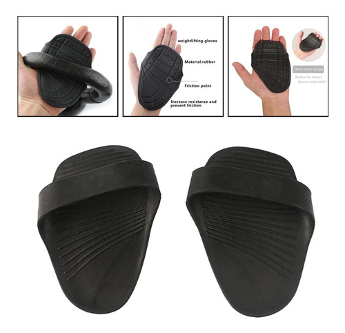 2 Pares De Almohadillas De Goma Para Levantamiento De Manos,