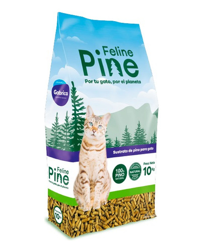 Arena Para Gato Feline Pine 5 Kg