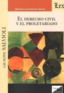 Libro Derecho Civil Y El Proletariado, El