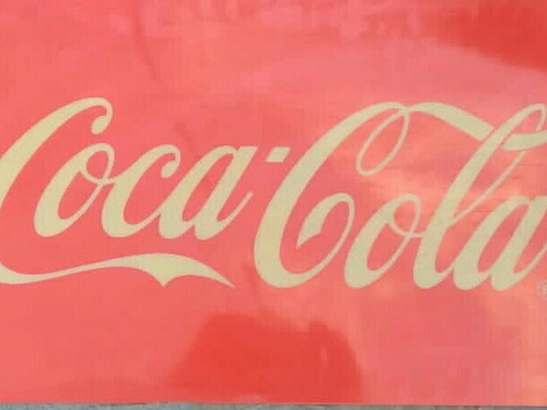 Antiguo Cartel De Coca Cola. Original. Imperdible!!