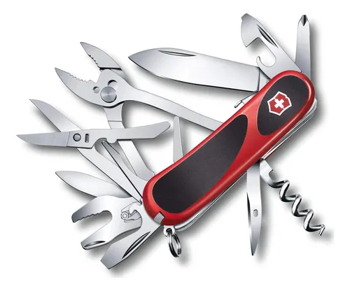 Cuchillo Suizo Victorinox Evogrip S557, 21 Funciones, Rojo