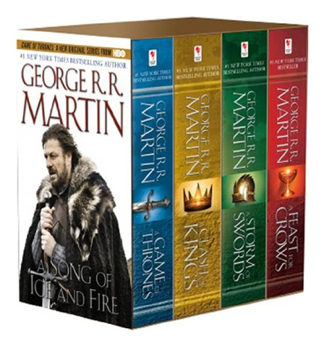 Set De Libros Versión En Ingles Game Of Thrones