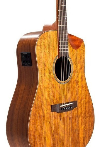 Violão Elétrico Redburn Rb 300 C/ 3 Palhetas