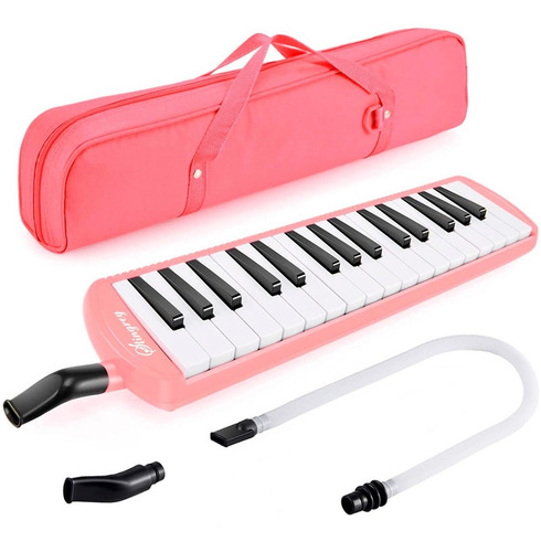 Melodica Pianica Con 37 Teclas Incluye Estuche. Negra
