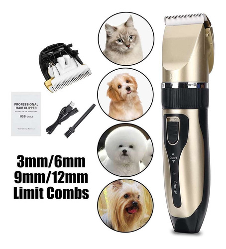 Maquina Corta Pelo Perros Cortadora Canina Accesorios Gatos