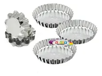 Comprar Moldes Tarteletas X3 + Moldes Mini Tarteletas X12 Reposteria Color Gris