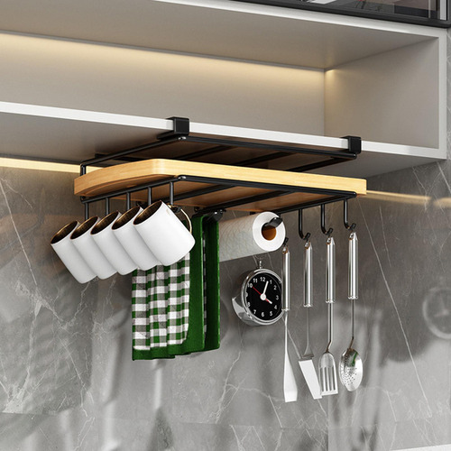 Ganchos Para Tazas Bajo Mueble, Organizador De Utensilios De