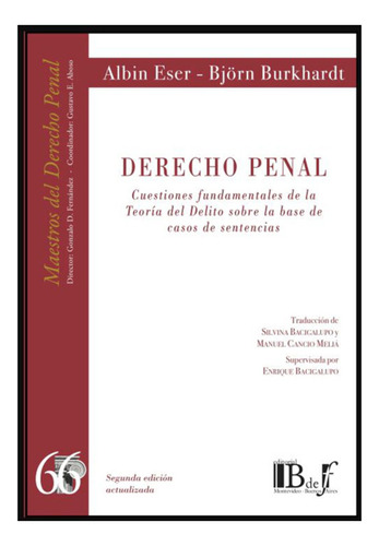 Derecho Penal  - Eser, Burkhardt