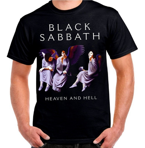 Black Sabbath Heaven And Hell Polera Impresión Directa