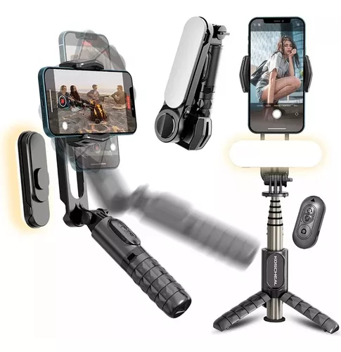 Estabilizador de cardán para teléfono inteligente, cardán de teléfono con  equilibrio automático remoto, rotación de 360°, selfie, stick estabilizador