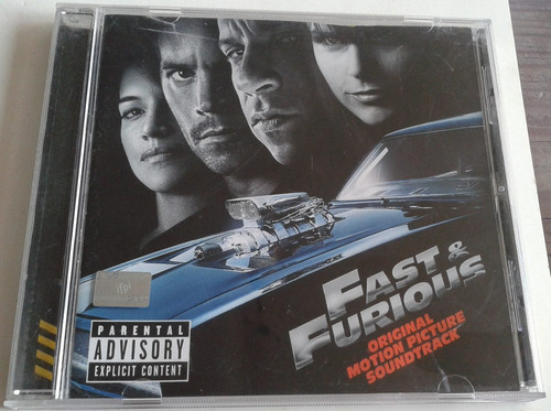 Fast & Furious Rapidos Y Furiosos Cd Soundtrack Made Mexico